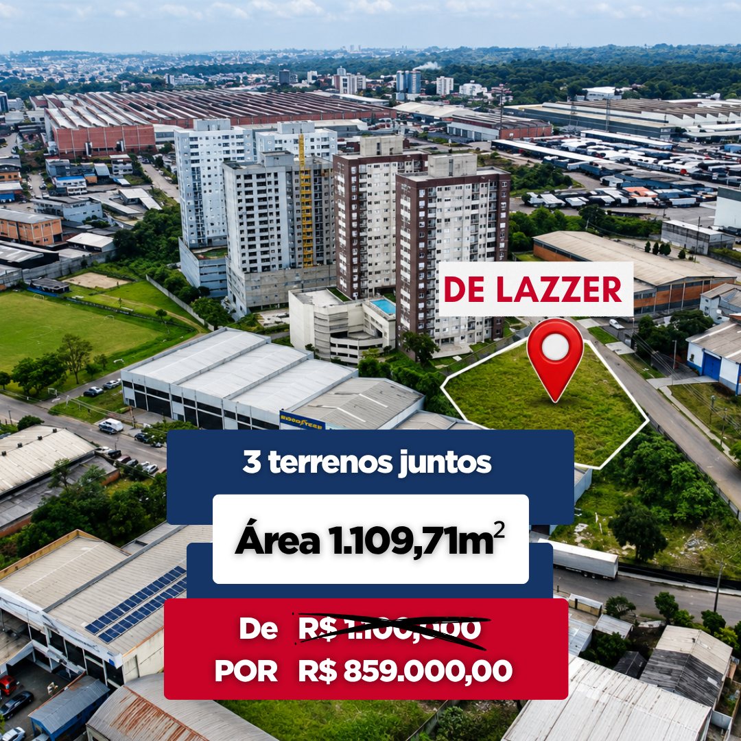 3Terrenos juntos no Bairro De Lazzer — foto 1